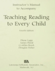 Image for Instructor&#39;s Manual to Accompany Teaching Reading to Every Child