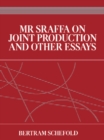 Image for Mr Sraffa on joint production and other essays