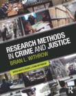 Image for Research methods in crime and justice