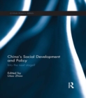 Image for China&#39;s social development and policy: into the next stage?