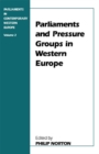 Image for Parliaments and Pressure Groups in Western Europe : Vol. 2,