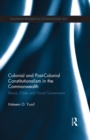 Image for Colonial and post-colonial constitutionalism in the commonwealth: peace, order and good government : 91