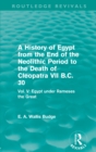 Image for A history of Egypt from the end of the Neolithic Period to the death of Cleopatra VII B.C. 30.: (Egypt under Rameses the Great) : Volume 5,