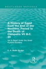 Image for A history of Egypt from the end of the Neolithic Period to the death of Cleopatra VII B.C. 30.: (Egypt under the great pyramid builders) : Volume 2,