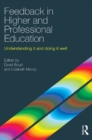 Image for Feedback in Higher and Professional Education: Understanding It and Doing It Well