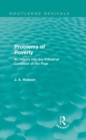 Image for Problems of poverty: an inquiry into the industrial condition of the poor