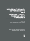 Image for Multinationals, governments, and international technology transfer