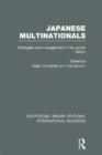 Image for Japanese Multinationals: Strategies and Management in the Global Kaisha