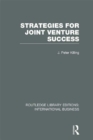 Image for Strategies for joint venture success