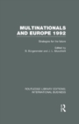 Image for Multinationals and Europe, 1992: strategies for the future