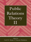 Image for Public relations theory II