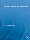 Image for Between syntax and semantics