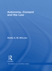 Image for Autonomy, consent, and the law