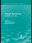 Image for Keynes&#39; Economics (Routledge Revivals): Methodological Issues