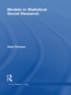 Image for Models in statistical social research