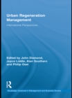Image for Urban regeneration management: international perspectives