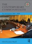 Image for The contemporary Commonwealth: an assessment 1996-2009
