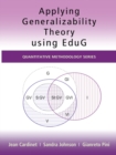 Image for Applying generalizability theory using EduG