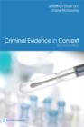 Image for Criminal Evidence in Context