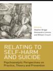 Image for Relating to self-harm and suicide: psychoanalytic perspectives on practice, theory and prevention