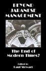 Image for Beyond Japanese Management: The End of Modern Times?