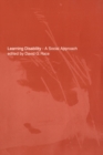 Image for Learning disability: a social approach