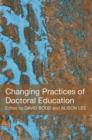 Image for Changing practices of doctoral education