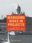 Image for Managing risks in projects.
