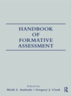 Image for Handbook of formative assessment