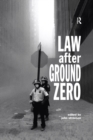 Image for Law after ground zero