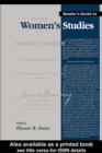 Image for Reader&#39;s guide to women&#39;s studies