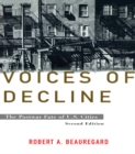 Image for Voices of decline: the postwar fate of U.S. cities