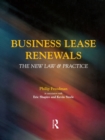 Image for Business lease renewals: the new law and practice