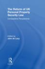 Image for The reform of UK personal property security law: comparative perspectives