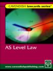 Image for AS level lawcards.