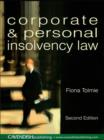 Image for Corporate and personal insolvency