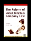 Image for The reform of United Kingdom company law