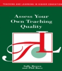 Image for Assess your own teaching quality