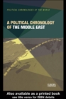 Image for A political chronology of the Middle East.