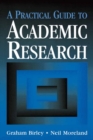 Image for A practical guide to academic research