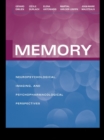 Image for Memory: neuropsychological, imaging, and psychopharmacological perspectives