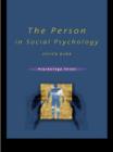 Image for The person in social psychology