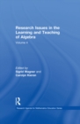 Image for Research issues in the learning and teaching of algebra : 4