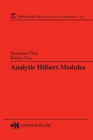 Image for Analytic Hilbert modules : 433