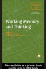 Image for Working memory and thinking