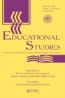 Image for The Contradictions of the Legacy of Brown V. Board of Education, Topeka (1954): A Special Issue of Educational Studies