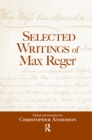 Image for Selected writings of Max Reger
