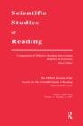 Image for Components of Effective Reading Intervention: A Special Issue of scientific Studies of Reading