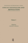 Image for African Nationalism and Revolution