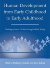 Image for Human development from early childhood to early adulthood: findings from a 20 year longitudinal study